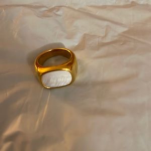 BNIB cocktails, size 7 gold ring